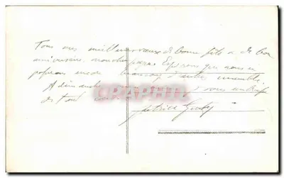 Paesaggio rurale con casa — Buon compleanno! — serie 2082 — Verso