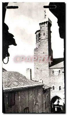 Cordes-sur-Ciel — Cidade fortificada de 1222, o campanário e o sino vistos da casa do Grande Veneur (século XIV) — Editions Modernes THEOJAC - Limoges