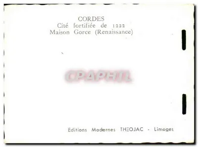 Portal de Porcari - Porcari - Encinado — Edições Modernas THEOJAC - Limoges — Verso