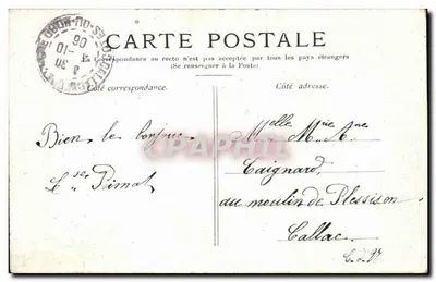 Paris — Most Alexandre III — wydawca nie widoczny — Rewers
