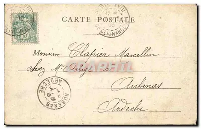 Paryż — Most Alexandre III — wydawca nieznany — Rewers