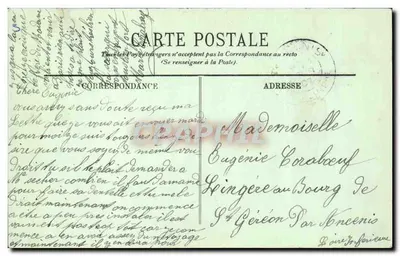 Paris — A Praça da Concórdia e a Sena — LL. — n°710 — Verso