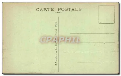 Paryż — La Conciergerie i most do wymiany — A.P. — Rewers