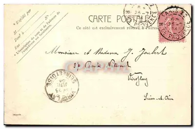 Paris - A Conciergerie — vista do ponte au Change — editor Robard, n° 5018 — Verso