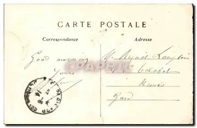 Paryż — Tronquedéro — Zbudowany w 1878 roku na miejscu dawnego kamieniołomu — Rewers