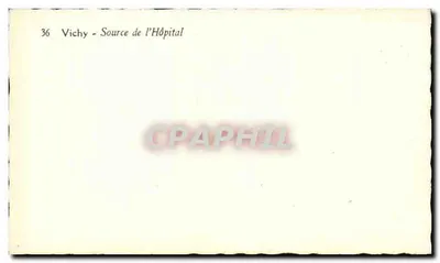 Vichy - Sorgente dell'Ospedale — n°36 — Verso