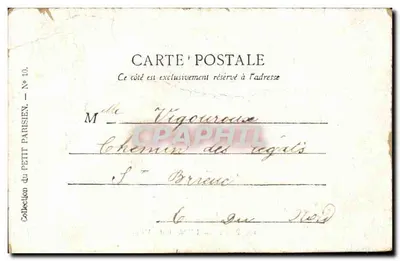 Paryż — Urząd Miasta — Wydawca 'Petit Parisien', nr 10 — Rewers