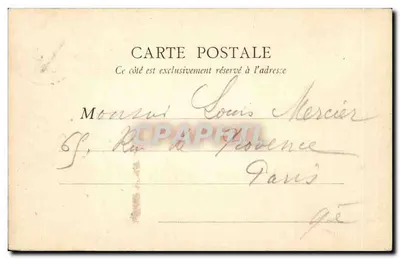 Parijs — Hotel de Ville — B.F. Paris n°48 — Achterkant