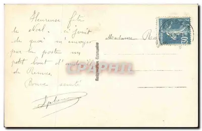 Pino de Navidad — decoración floral en un calzado — DÉDÉ PARIS 1007 — Reverso