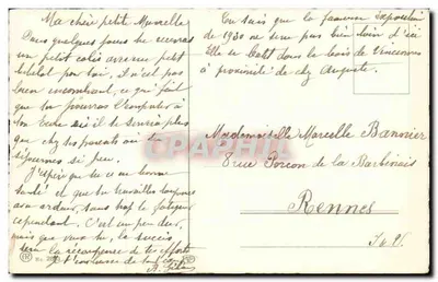 Bukiet kwiatów — Wesołych Świąt — D.Y. - 24-12-29 — Rewers