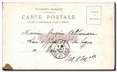 Una parada cerca del torrente — Tarjetas postales Chocolat-Vinay, Serie III, N°14 — Reverso