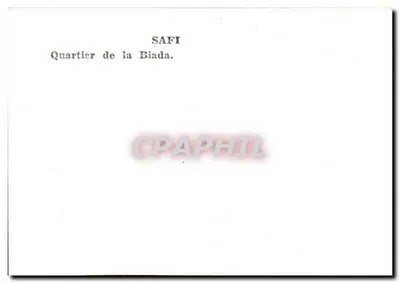 Safi — Bairro da Biada — Verso