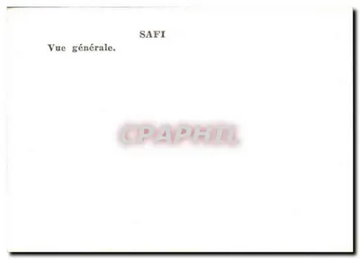 Safi — Vista geral — Verso