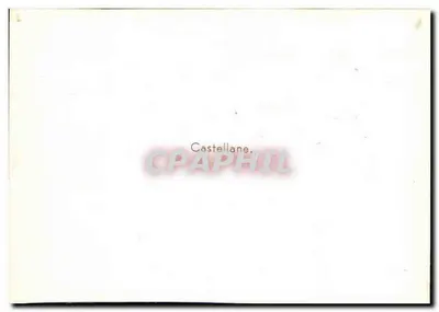 Castellane — widok panoramiczny wsi i dominującego skały — nr serii 1 — Rewers