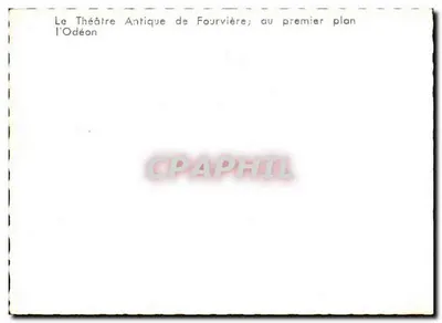 Stare Teatr na Fourvière — Odeon na pierwszym planie — — Rewers