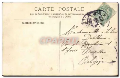 PARIS — O Bois de Boulogne — A Cascata — LL. Augusta — n° 258 — Verso