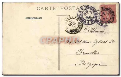 Paryż - Widok na Trocadéro — Wydawca: n° 115 — Rewers