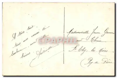 Uśmiechnięta młoda kobieta — Szczęśliwe Nowe Roky — DIX PARIS 2357 — Rewers