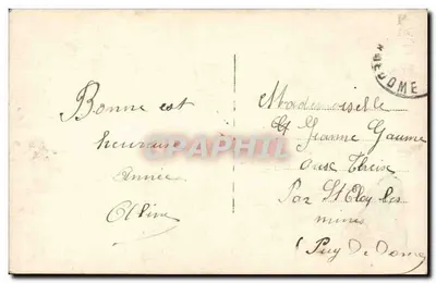 Młoda kobieta trzymająca bukiet — Souvenir — Albu, Paryż, n°344 — Rewers