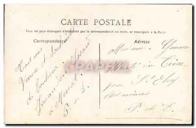 Mulher em vestido florido segurando uma carta — Boa Ano — Editor anônimo, n° 311 — Verso