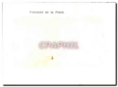 Fontanna na placu — Rewers