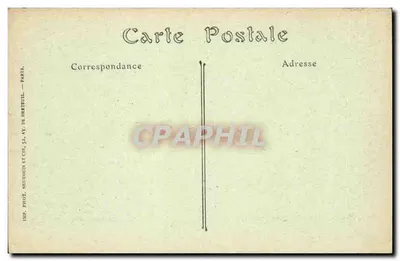 PARIS — Parco Monceau, vista sulla passerella — J.H.C. — n° 3057 — Verso