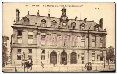 Paris — A Prefeitura do XIIIº Arrondissement — P.A. n°172