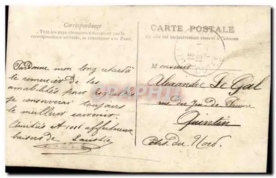 Petite fille en robe à volants — Doix Soldenir — éditeur M. Mannay — Verso