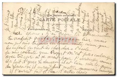Jovem mulher vestindo um vestido azul claro segurando um buquê — E.B.R. n°307 — Verso