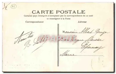 Paris - Les Invalides — Tombeau de Napoléon Ier (de côté) — C.M. n°252 — Verso