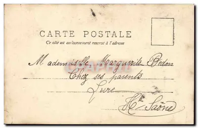 Dois crianças em oração diante de uma estátua da Virgem — D.P.P. — N° IV — Verso