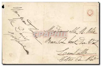 Portrait of a little girl — unknown publisher, series number not visible — Back