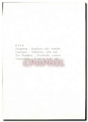 Pisa - Camposanto - Äußeres, südliche Seite — Rückseite