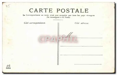 Paryż — Mały Pałac, Champs-Élysées — J.C. Paris — Rewers