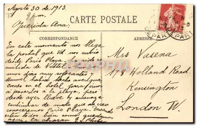 Paryż (V°) — Rue Soufflot i Panthéon — LL. — N° 165 — Rewers