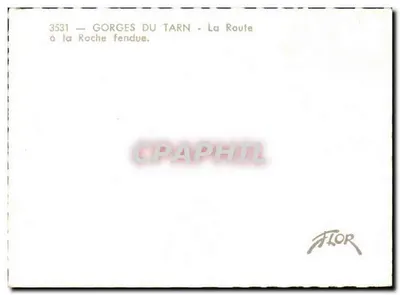 Góry Tarn — Drogę do Roche fendue — n°3531 — Rewers