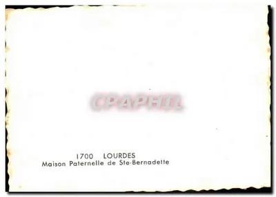 Dom Ojczysty św. Bernadett — Lourdes — 1700 — Rewers