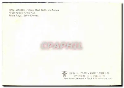 Koninklijk Paleis. Zaal der Wapens — Madrid — Editorial Patrimonio Nacional — Achterkant