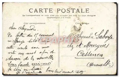 Parigi Cartolina d'epoca Piazza della Bastiglia — Verso