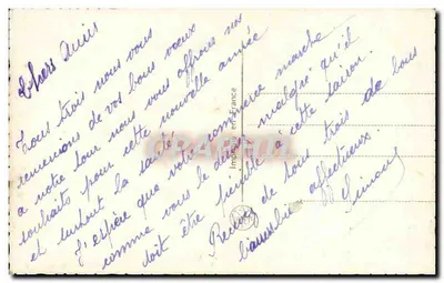 Iglesia nevada — escena invernal — editor Van Noyer, n° 2268 — Reverso