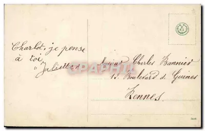 Niña con ramo de flores — editor BNM, n° 33451/6 — Reverso