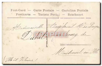 Dziewczyna z bukietem — Wesołe Wielkanocne — wydawca Lubicine, n° 4517 — Rewers