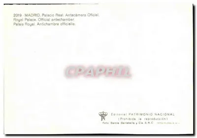 Palacio Real. Antecámara Oficial — Madrid — Editorial PATRIMONIO NACIONAL — Rewers