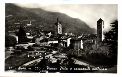 Susa m. 503 — Diarza Dola e campanili millenari — editor desconhecido, n° 12
