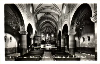 Interior da Igreja de S. Francisco em Susa — série m. 503 — editor não visível