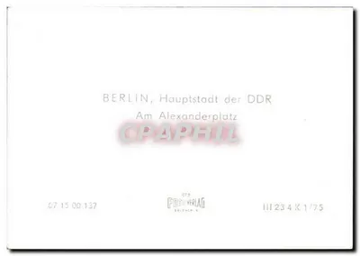 Berlin, capital da RDA — No Alexanderplatz — FDBU Verlag — Verso