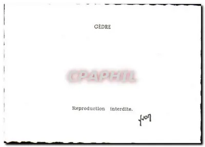 Kościół w Gèdre — widok panoramiczny — Gèdre — Rewers