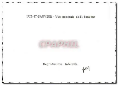 Luz-Saint-Sauveur — Algemene uitzicht op St-Sauveur — Achterkant