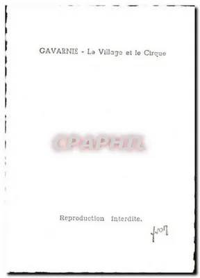 Gavarnie — O Village e o Circo — Verso