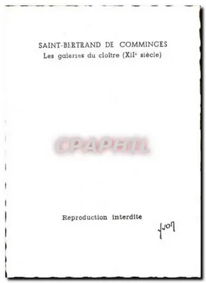 Saint-Bertrand de Comminges — As galerias do claustro (século XI) — Verso